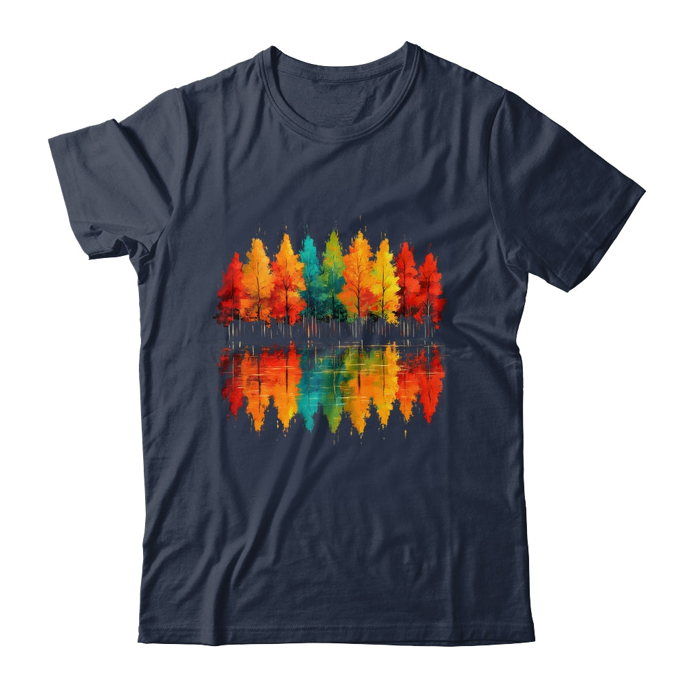 Outdoor Wildlife Abstract Nature Reflection Forest Trees Shirt & Hoodie | siriusteestore