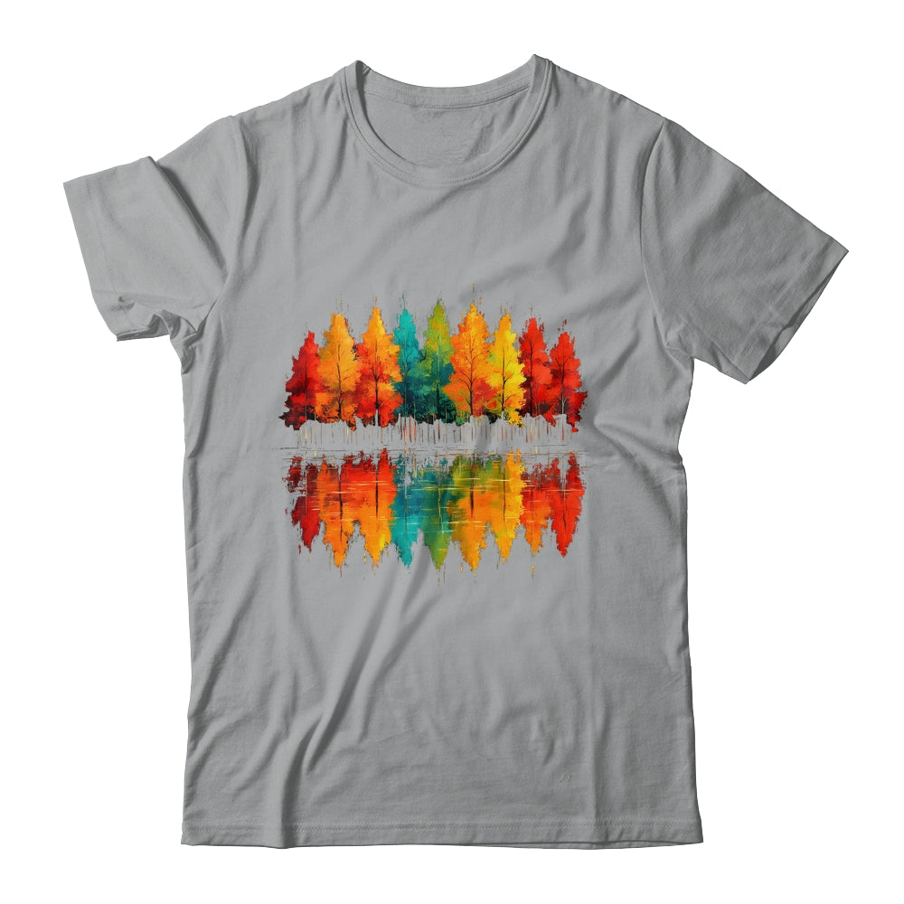 Outdoor Wildlife Abstract Nature Reflection Forest Trees Shirt & Hoodie | siriusteestore