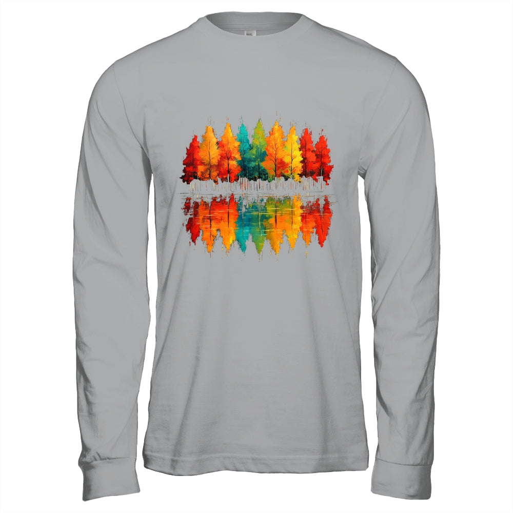 Outdoor Wildlife Abstract Nature Reflection Forest Trees Shirt & Hoodie | siriusteestore