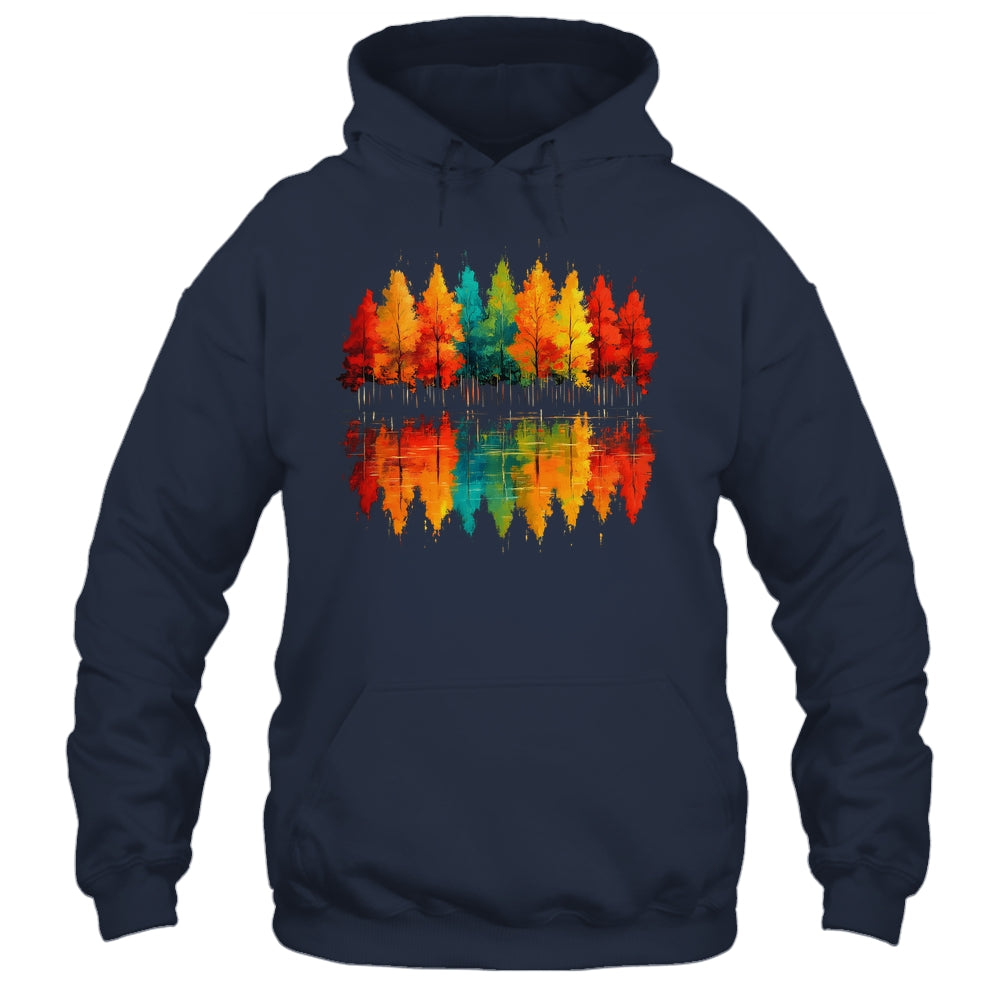 Outdoor Wildlife Abstract Nature Reflection Forest Trees Shirt & Hoodie | siriusteestore