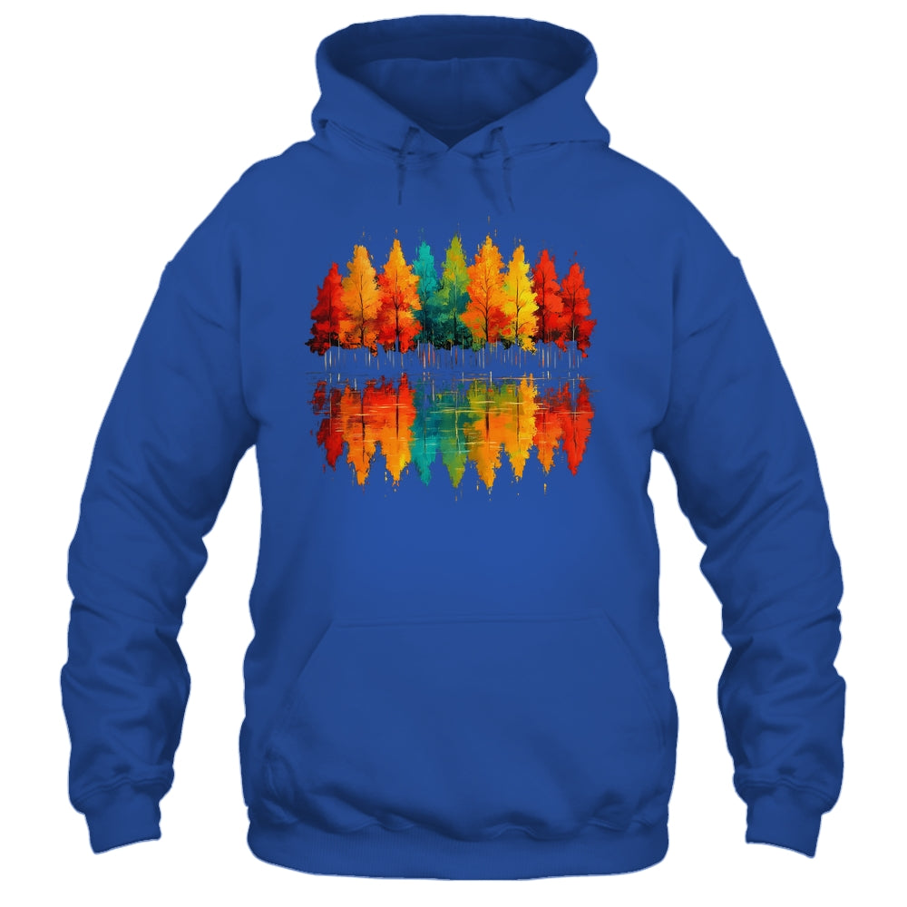 Outdoor Wildlife Abstract Nature Reflection Forest Trees Shirt & Hoodie | siriusteestore