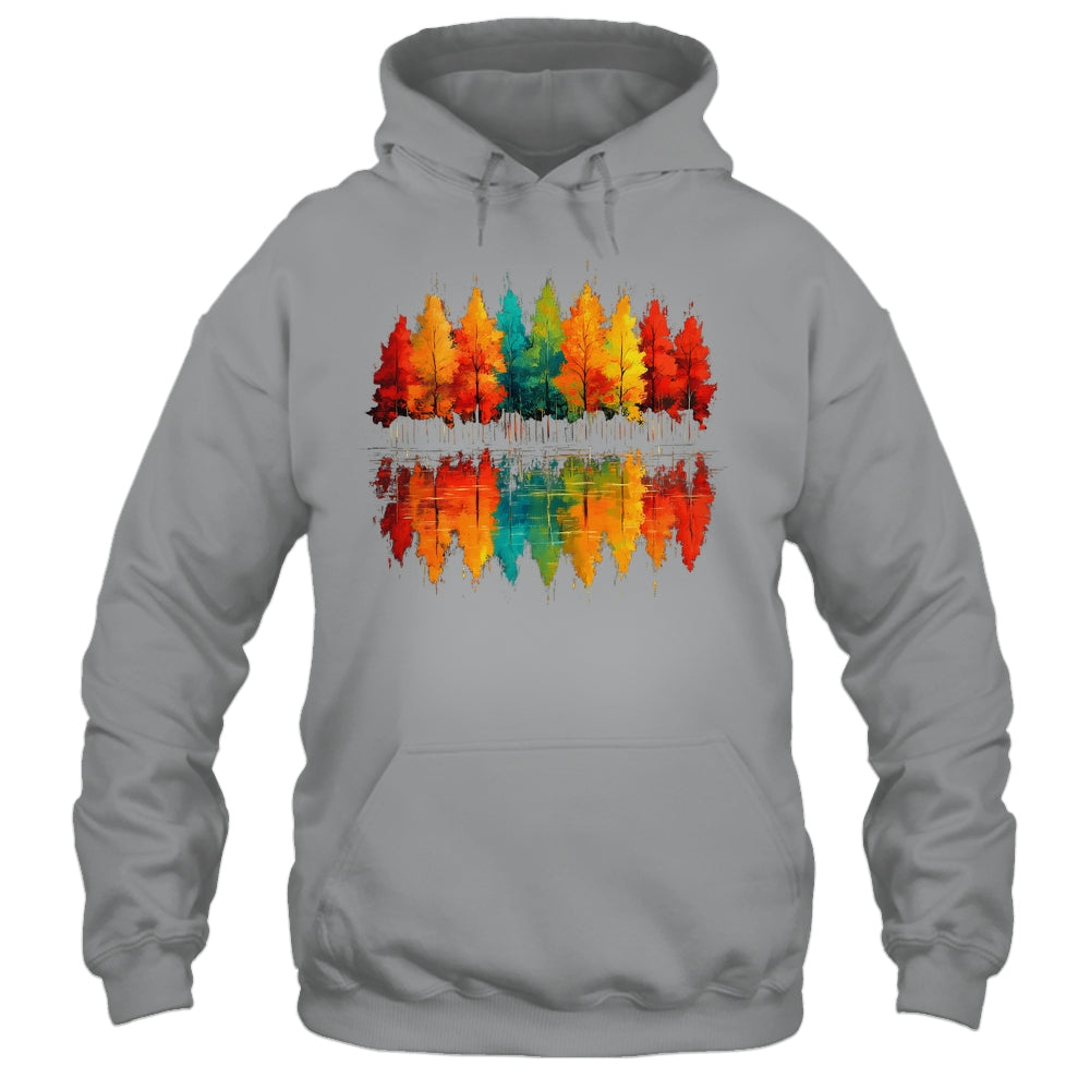 Outdoor Wildlife Abstract Nature Reflection Forest Trees Shirt & Hoodie | siriusteestore