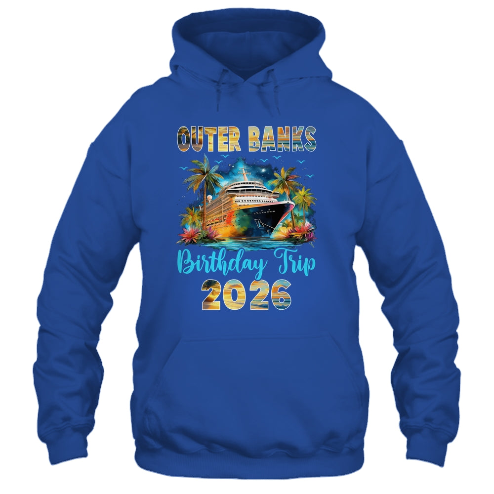 Outer Banks Birthday Trip 2026 Family Birthday Cruise Vacation Shirt & Tank Top | siriusteestore