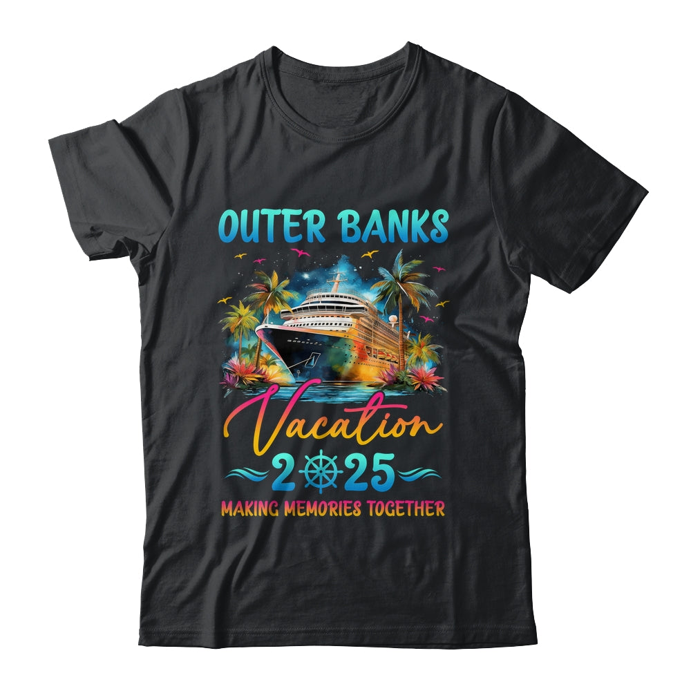 Outer Banks Family Vacation 2025 Matching Group Summer Shirt & Tank Top | siriusteestore