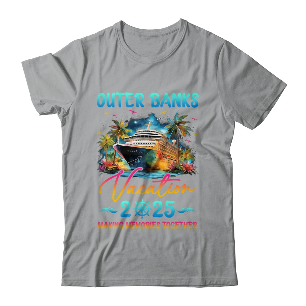 Outer Banks Family Vacation 2025 Matching Group Summer Shirt & Tank Top | siriusteestore