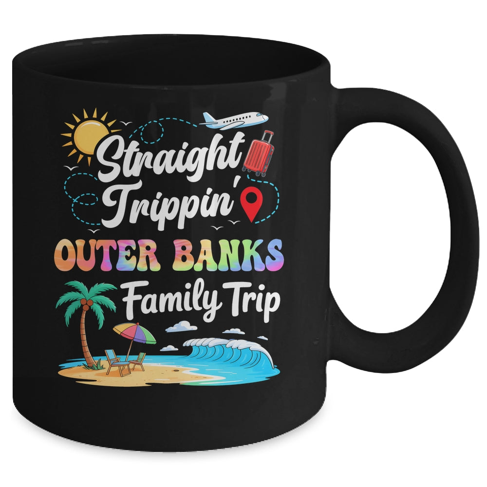 Outer Banks Family Vacation 2025 Straight Trippin Trip Mug | siriusteestore