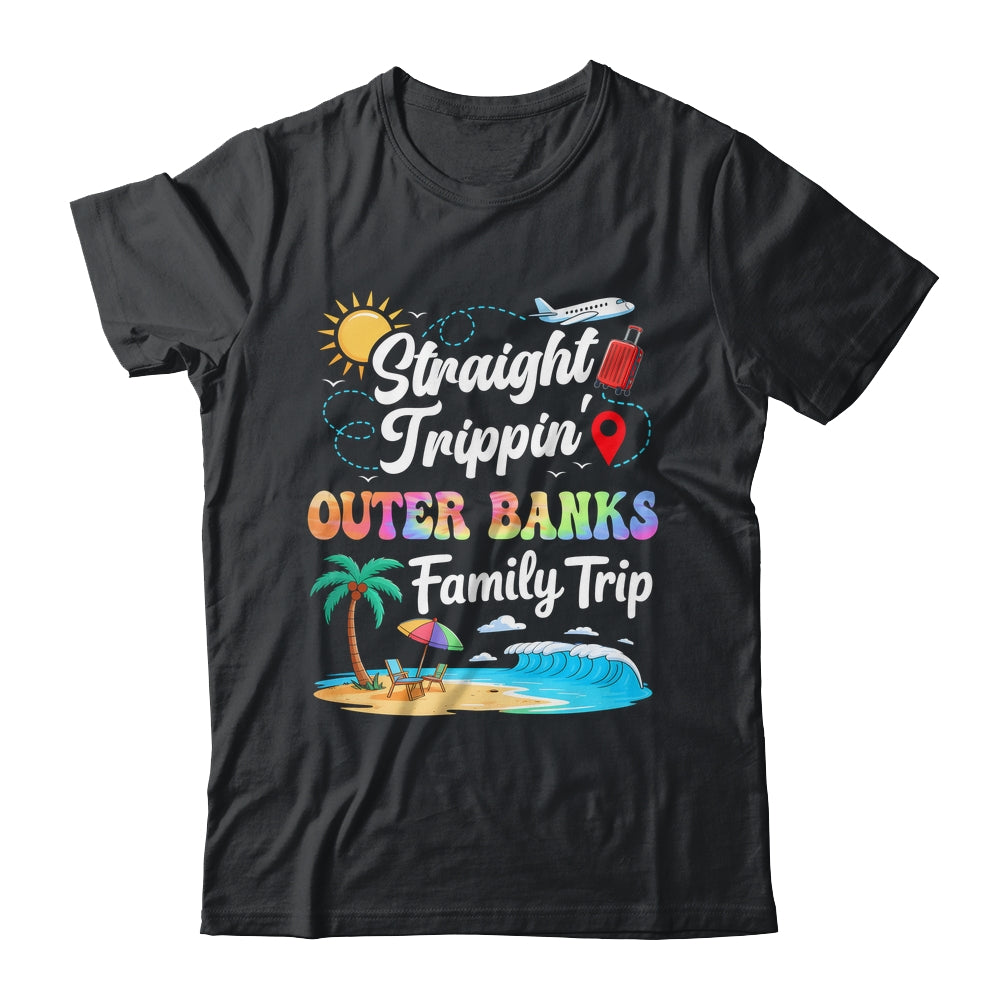 Outer Banks Family Vacation 2025 Straight Trippin Trip Shirt & Tank Top | siriusteestore