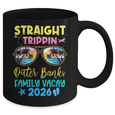 Outer Banks Family Vacay Vacation 2026 Straight Trippin Mug | siriusteestore