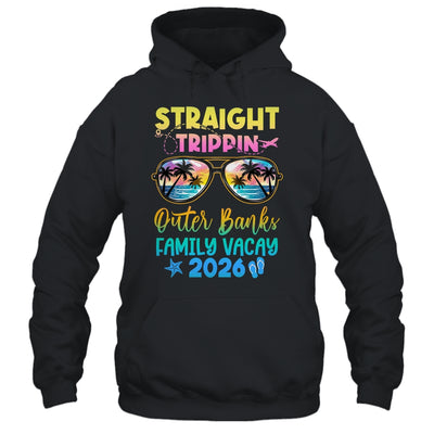 Outer Banks Family Vacay Vacation 2026 Straight Trippin Shirt & Tank Top | siriusteestore