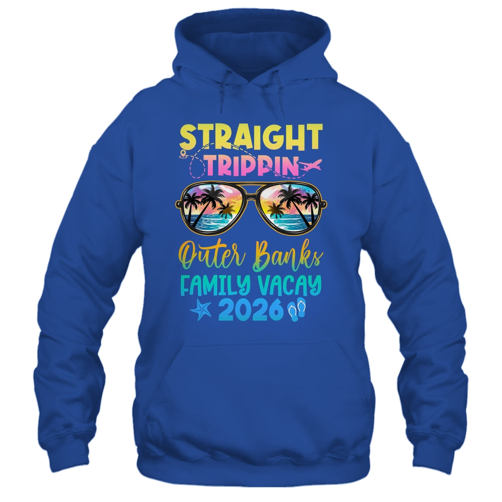 Outer Banks Family Vacay Vacation 2026 Straight Trippin Shirt & Tank Top | siriusteestore