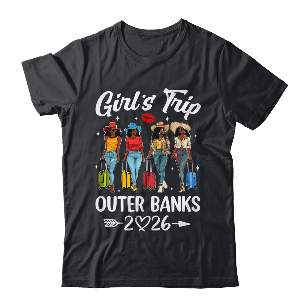 Outer Banks Girls Trip 2026 Birthday Squad Women Vacation Shirt & Tank Top | siriusteestore