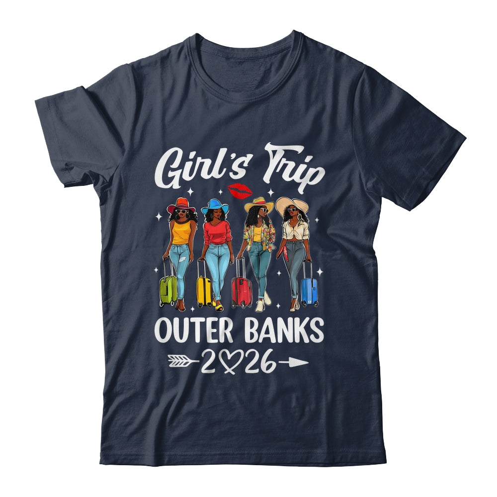 Outer Banks Girls Trip 2026 Birthday Squad Women Vacation Shirt & Tank Top | siriusteestore