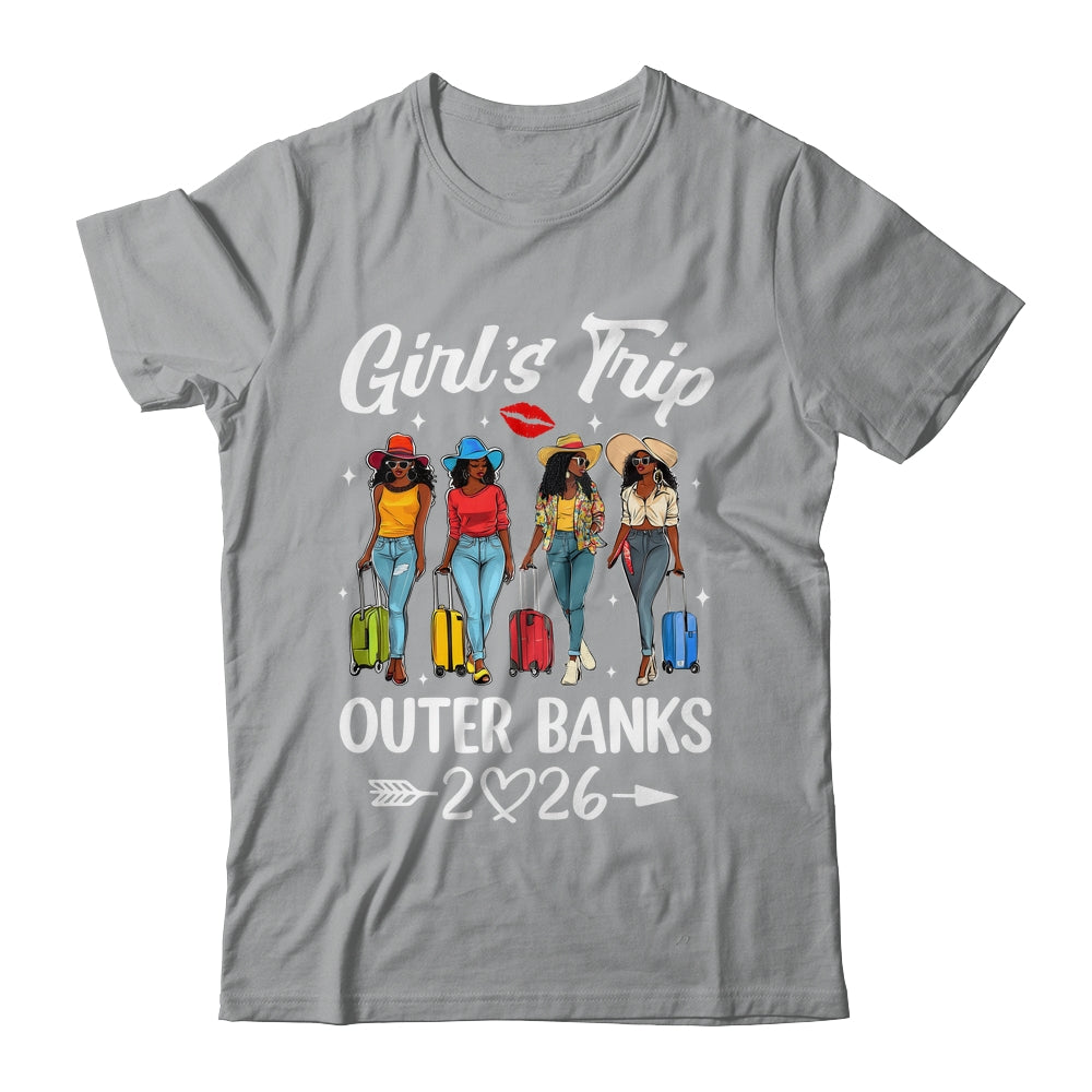 Outer Banks Girls Trip 2026 Birthday Squad Women Vacation Shirt & Tank Top | siriusteestore