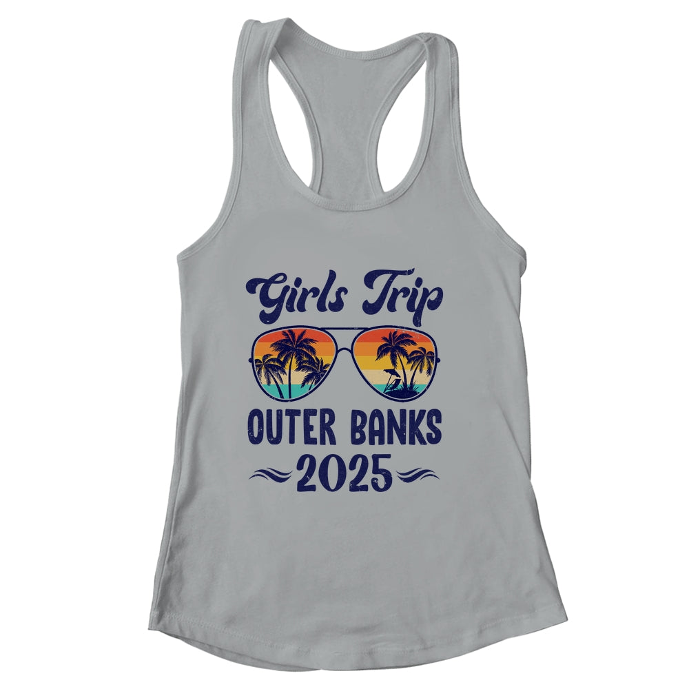 Outer Banks Girls Trip Beach Vacation 2025 Matching Group Shirt & Tank Top | siriusteestore