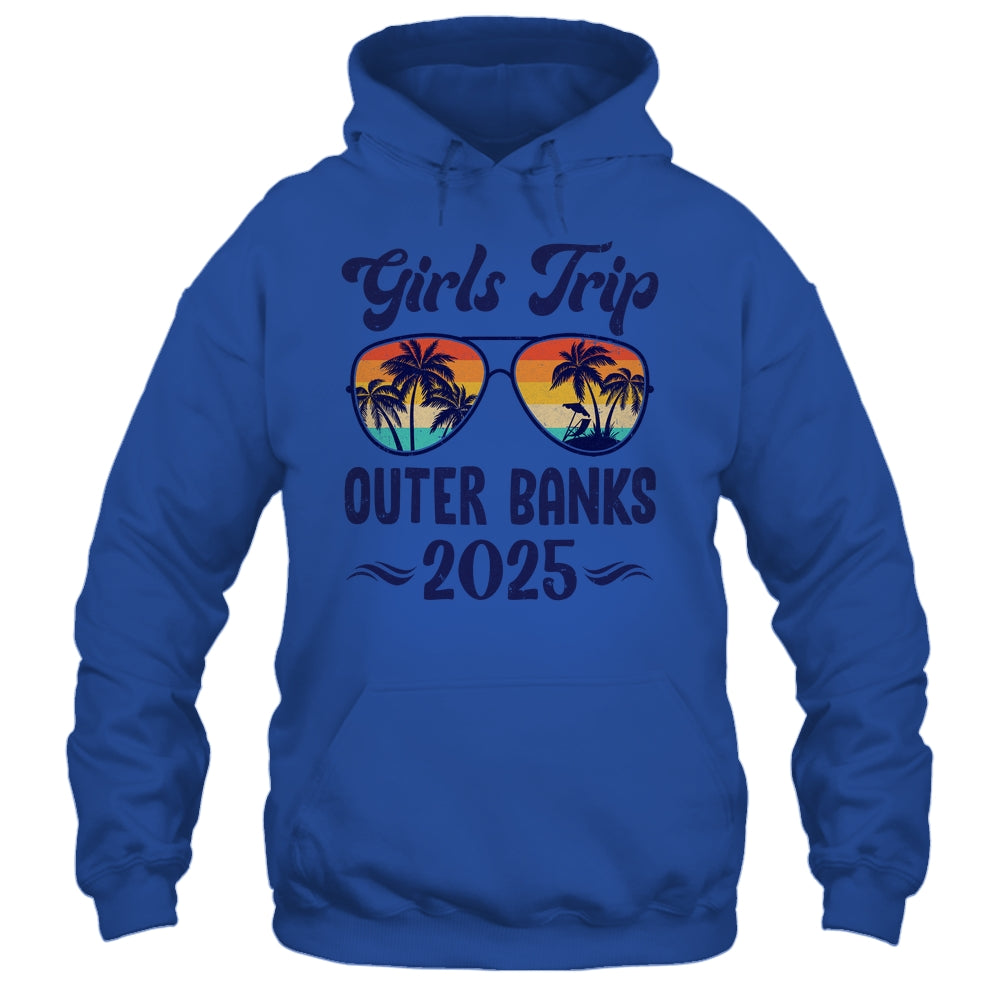 Outer Banks Girls Trip Beach Vacation 2025 Matching Group Shirt & Tank Top | siriusteestore