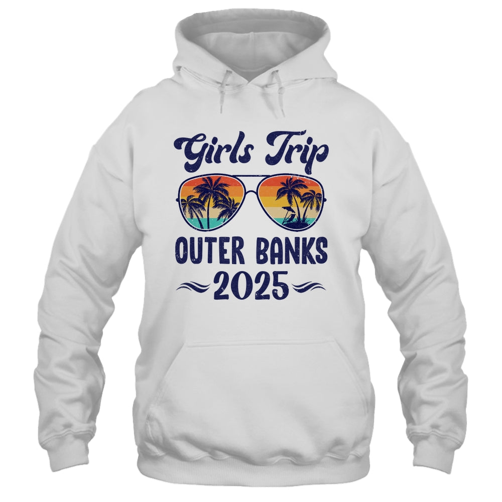 Outer Banks Girls Trip Beach Vacation 2025 Matching Group Shirt & Tank Top | siriusteestore