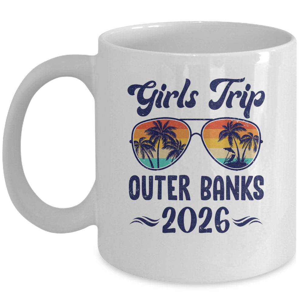 Outer Banks Girls Trip Beach Vacation 2026 Matching Group Mug | siriusteestore