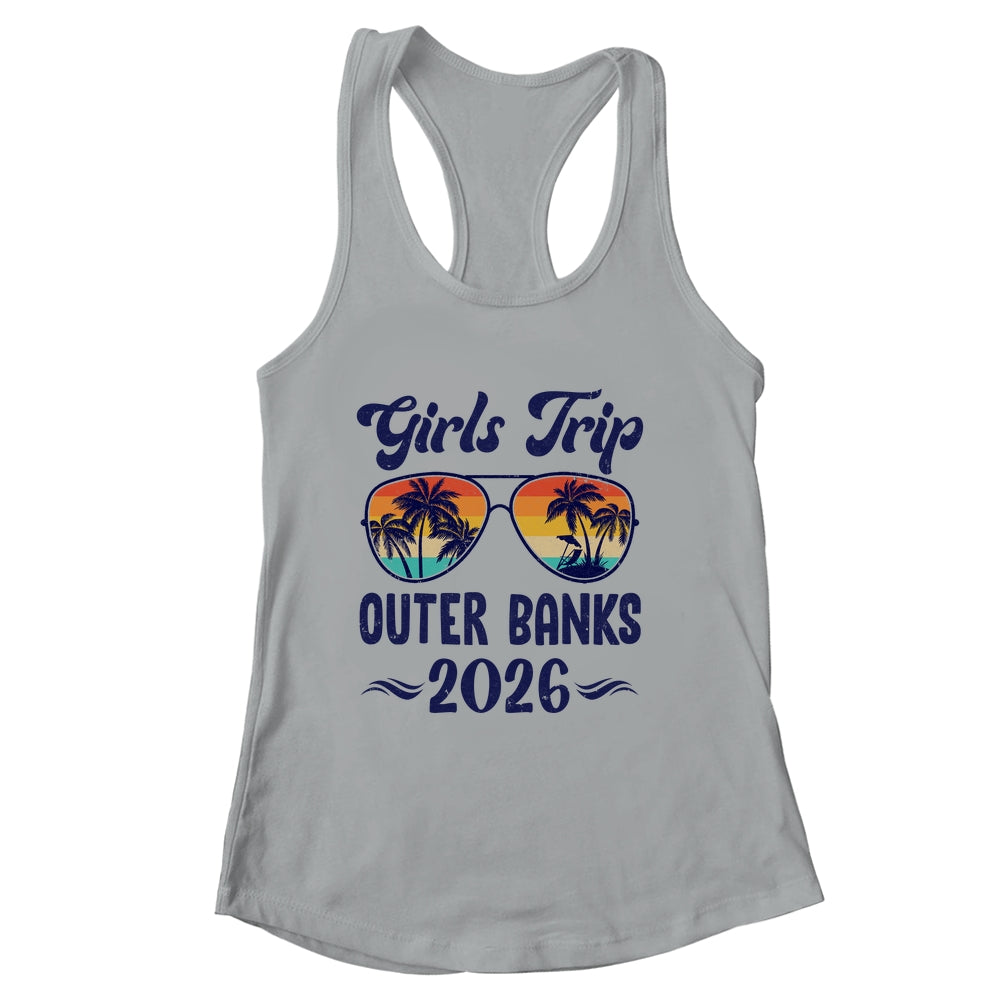 Outer Banks Girls Trip Beach Vacation 2026 Matching Group Shirt & Tank Top | siriusteestore
