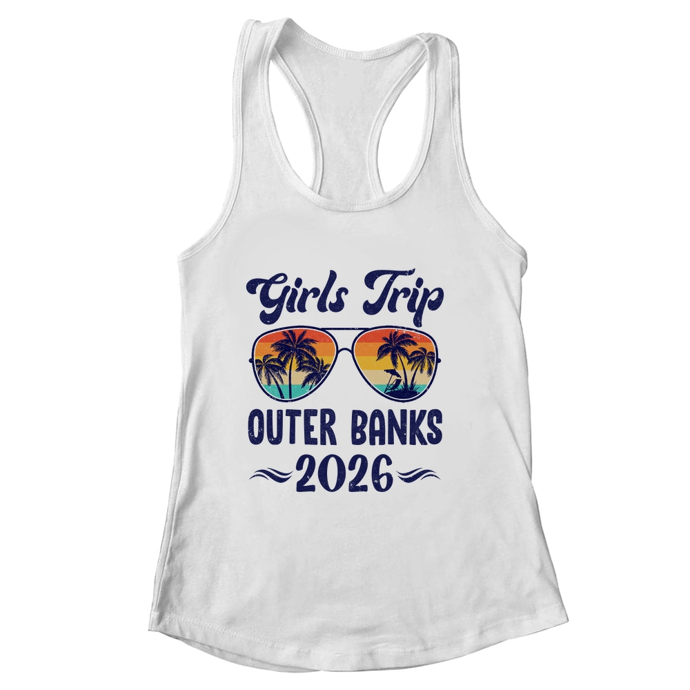 Outer Banks Girls Trip Beach Vacation 2026 Matching Group Shirt & Tank Top | siriusteestore