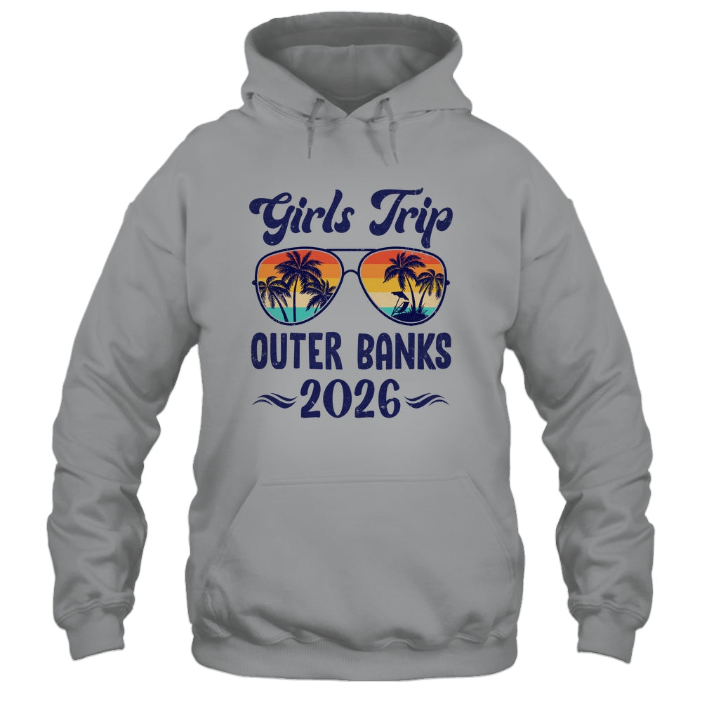 Outer Banks Girls Trip Beach Vacation 2026 Matching Group Shirt & Tank Top | siriusteestore