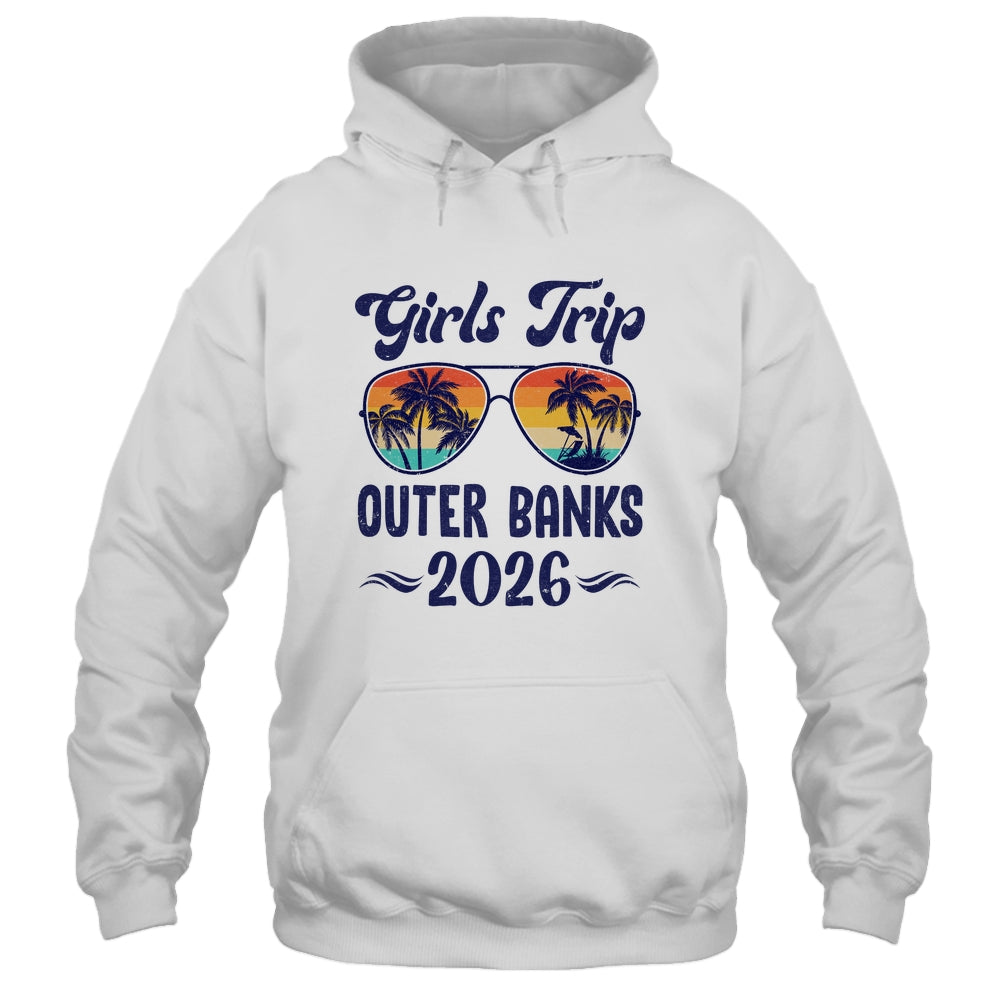Outer Banks Girls Trip Beach Vacation 2026 Matching Group Shirt & Tank Top | siriusteestore
