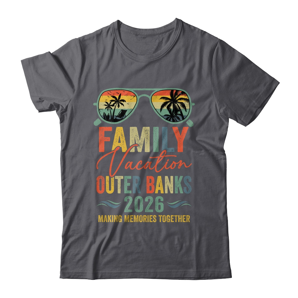 Outer Banks Vacation 2026 Matching Family Group Summer Shirt & Tank Top | siriusteestore