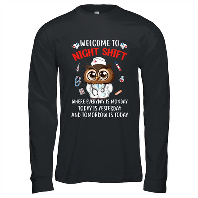 Owl Night Shift Funny Nurse Nursing RN LPN CNA For Men Women Shirt & Hoodie | siriusteestore