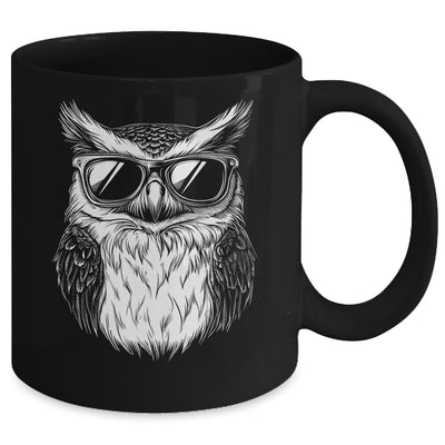 Owl Sunglasses Graphic Funny Owl Lover Men Women Kids Mug | siriusteestore