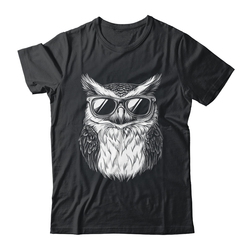 Owl Sunglasses Graphic Funny Owl Lover Men Women Kids Shirt & Hoodie | siriusteestore