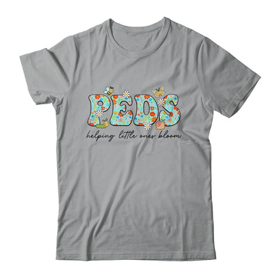 PEDS Helping Little Ones Bloom Work Pediatrics Nurse Spring Shirt & Hoodie | siriusteestore