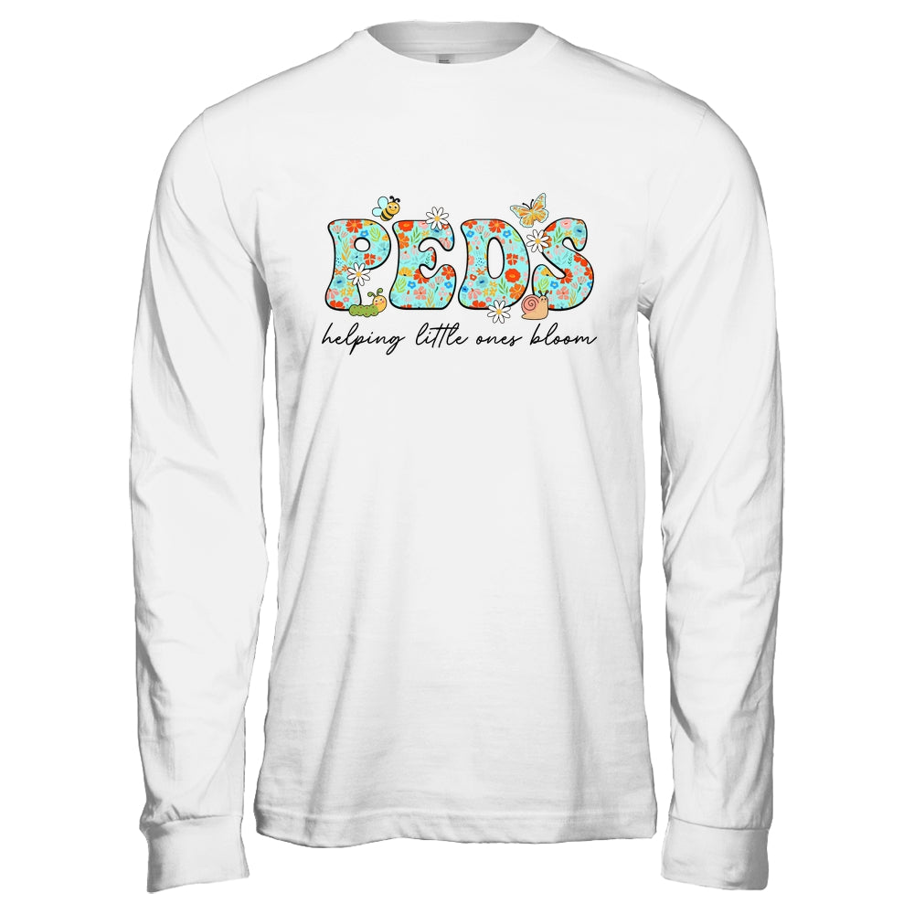 PEDS Helping Little Ones Bloom Work Pediatrics Nurse Spring Shirt & Hoodie | siriusteestore