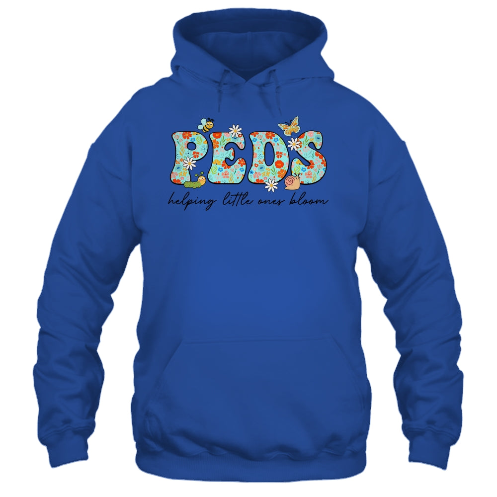 PEDS Helping Little Ones Bloom Work Pediatrics Nurse Spring Shirt & Hoodie | siriusteestore