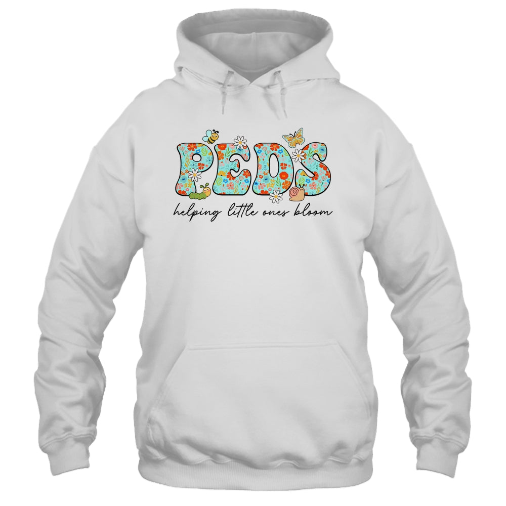 PEDS Helping Little Ones Bloom Work Pediatrics Nurse Spring Shirt & Hoodie | siriusteestore