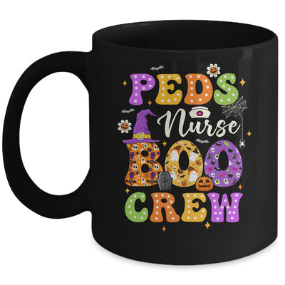 PEDs Nurse Boo Crew Ghost Squad Halloween Spooky Season Groovy Mug | siriusteestore