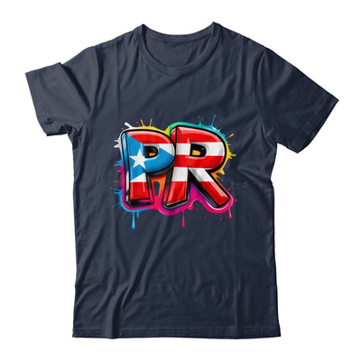 PR Graffiti Puerto Rico Flag Paint Street Art Men Women Shirt & Tank Top | siriusteestore