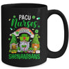 Pacu Nurse LOVE Shenanigans St Patricks Day Gnomes Shamrock Mug | siriusteestore
