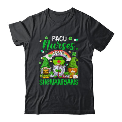 Pacu Nurse LOVE Shenanigans St Patricks Day Gnomes Shamrock Shirt & Hoodie | siriusteestore