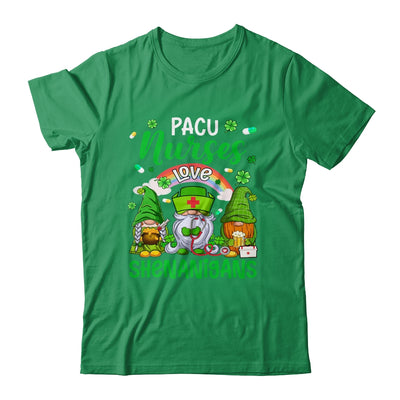 Pacu Nurse LOVE Shenanigans St Patricks Day Gnomes Shamrock Shirt & Hoodie | siriusteestore
