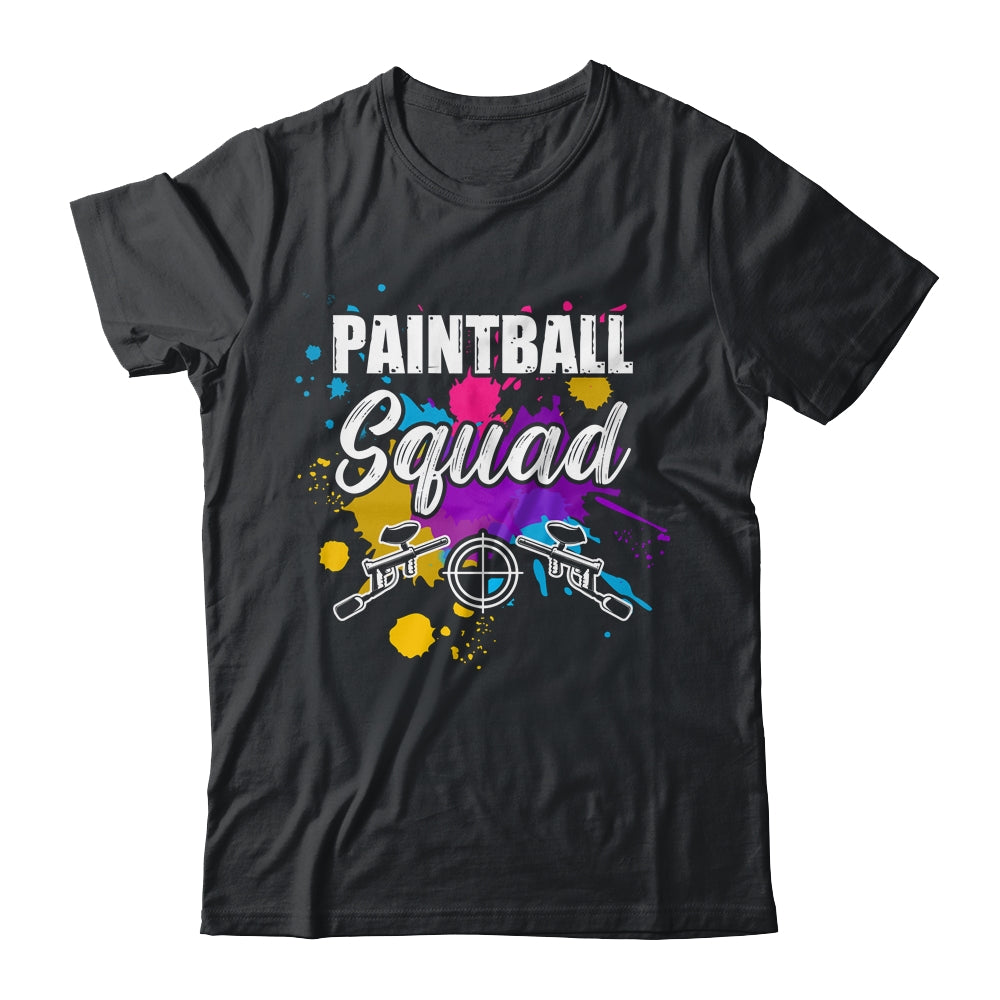 Paintball Squad Matching Birthday Party Family Team Game Shirt & Tank Top | siriusteestore