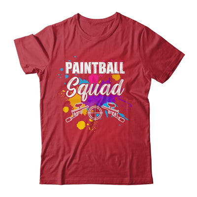 Paintball Squad Matching Birthday Party Family Team Game Shirt & Tank Top | siriusteestore