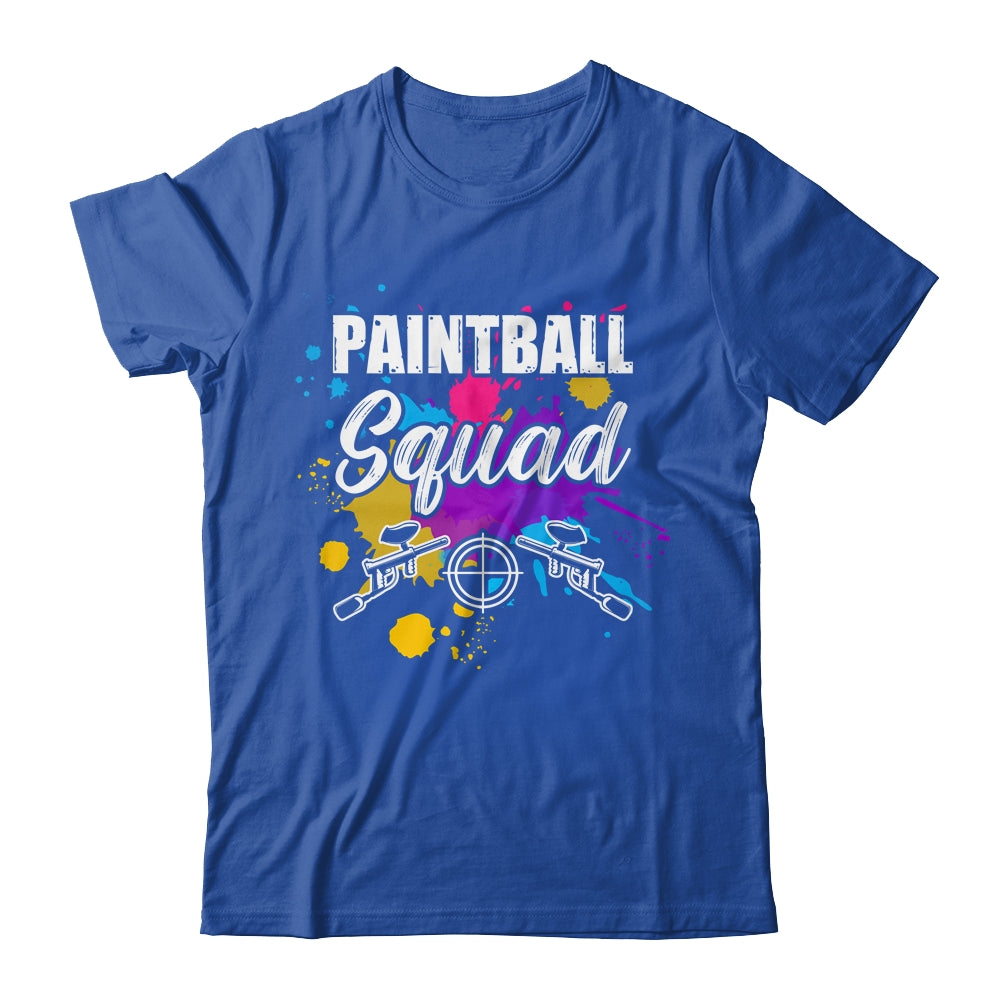 Paintball Squad Matching Birthday Party Family Team Game Shirt & Tank Top | siriusteestore