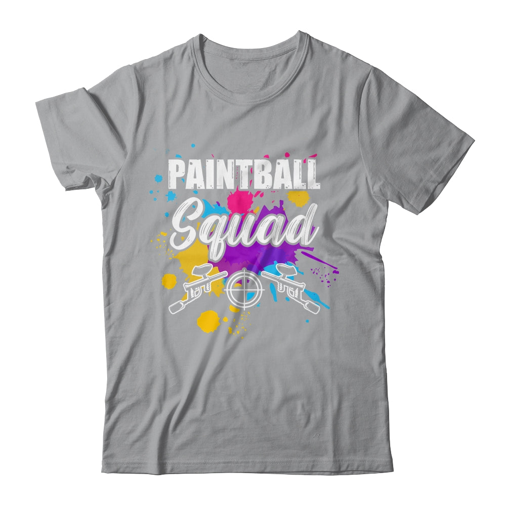 Paintball Squad Matching Birthday Party Family Team Game Shirt & Tank Top | siriusteestore