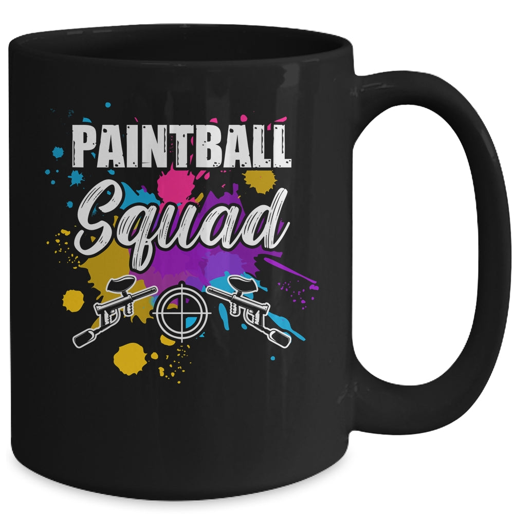 Paintball Squad Matching Birthday Party Family Team Game Mug | siriusteestore
