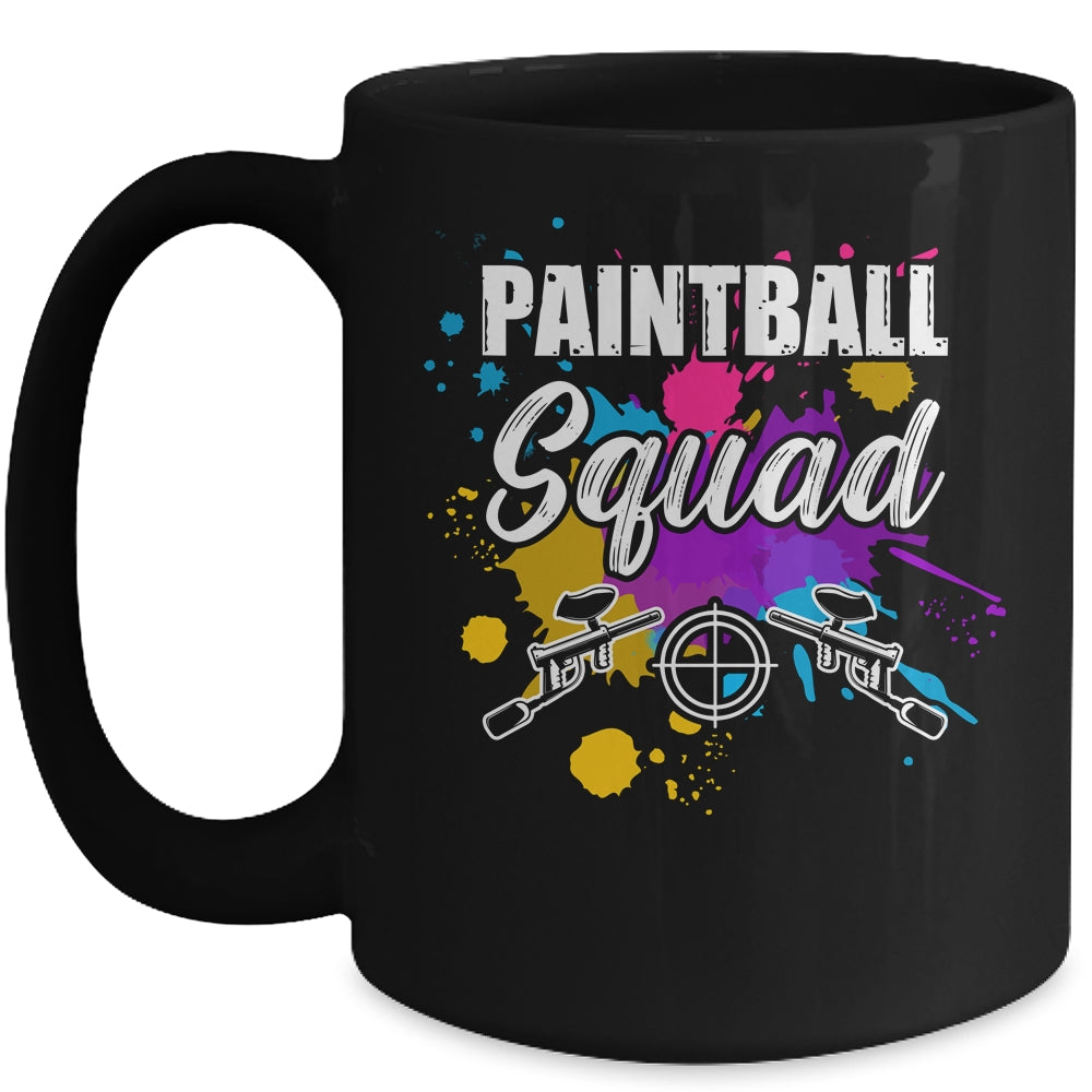 Paintball Squad Matching Birthday Party Family Team Game Mug | siriusteestore