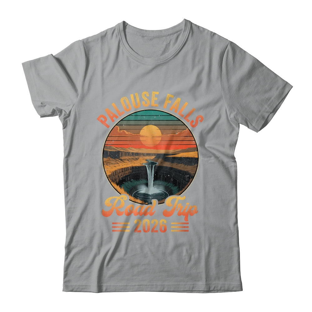 Palouse Falls Road Trip 2026 Summer Vacation Family Matching Shirt & Tank Top | siriusteestore