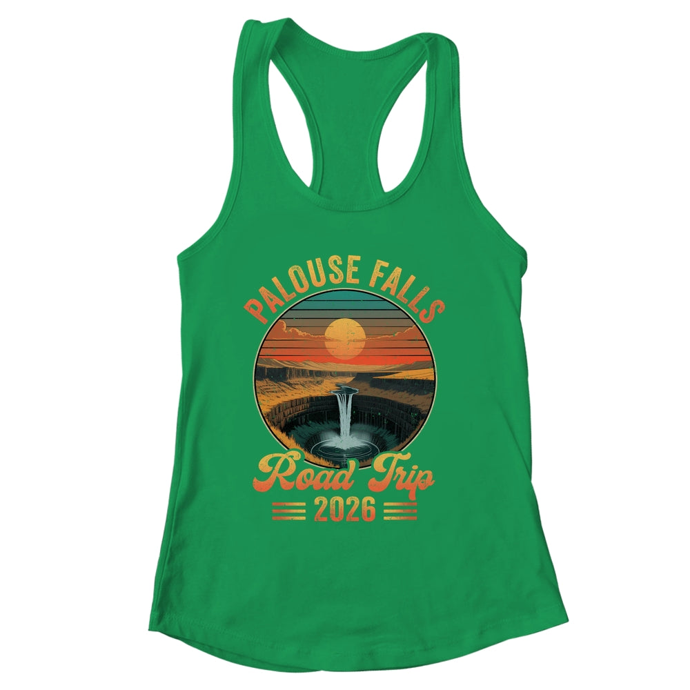 Palouse Falls Road Trip 2026 Summer Vacation Family Matching Shirt & Tank Top | siriusteestore