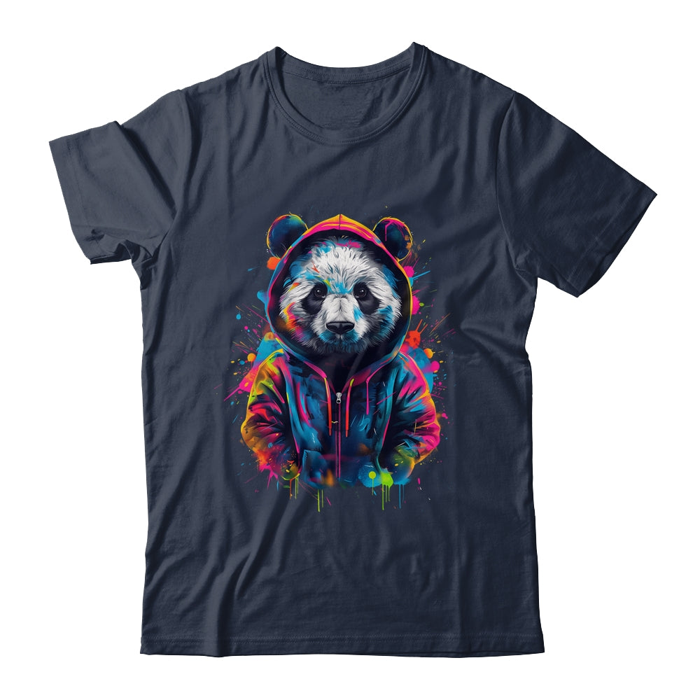 Panda Art Colourful Animal Panda For Men Women Boy Girls Shirt & Tank Top | siriusteestore