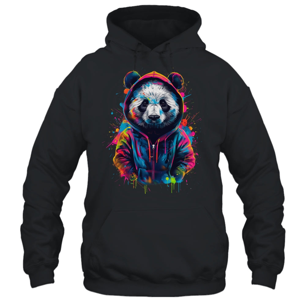 Panda Art Colourful Animal Panda For Men Women Boy Girls Shirt & Tank Top | siriusteestore