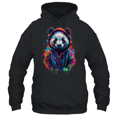 Panda Art Colourful Animal Panda For Men Women Boy Girls Shirt & Tank Top | siriusteestore