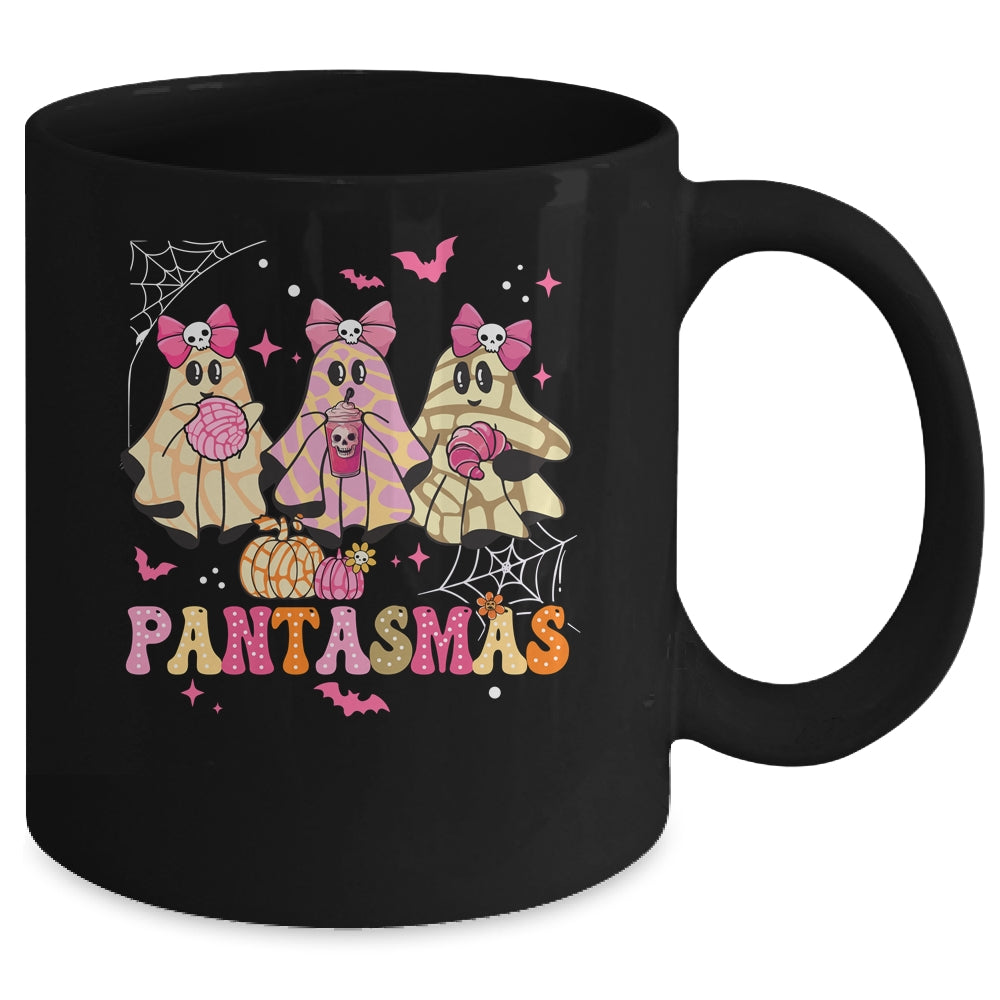 Pantasmas Ghost Funny Spooky Conchas Mexican Halloween Ghost Mug | siriusteestore